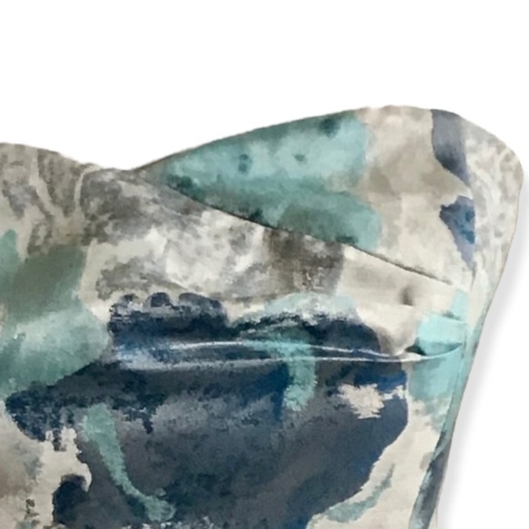 Ark & Co Strapless Dress Floral Print Fit and Flare Size Medium - Picture 5 of 8